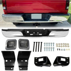Rear Bumper Black Step for 2002 2008 Dodge Ram 1500 2003 2009 Ram 2500 3500