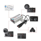 For EZGO RXV Golf Cart 48 Volt Battery Charger with 3-pin Triangular Plug New