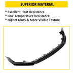 Front Bumper Lip Spoiler Splitter for 18-20 Honda Accord Sport Glossy Black