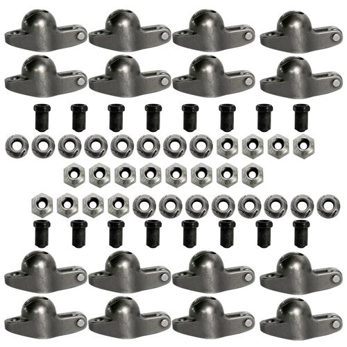 1.6 Ratio 3/8" Steel Roller Rocker Arms for Small Block Chevy 262-400 1955-1986