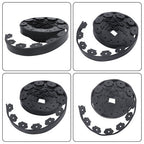 Lawn Border L-shaped Lawn Garden Edging Kit 40FT With 40Pcs Anchoring Spikes