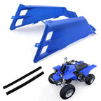 Blue Gas Tank Side Covers Plastic Wrap for Yamaha Banshee 350 YFZ350 1987 2006