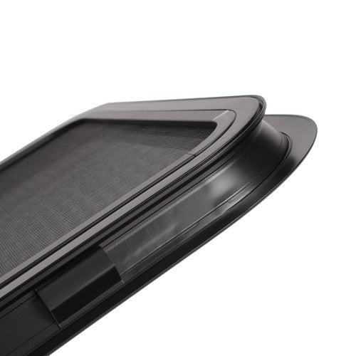 24" W X 20" H Horizontal Slide RV Exit Window W/Trim Ring For RV Cargo Trailer
