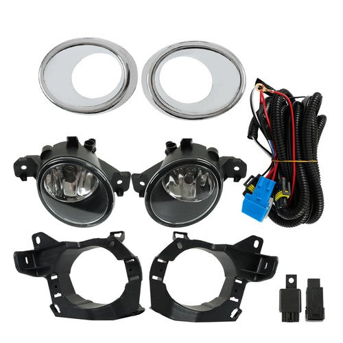 Pair Bumper Fog Lights+Rear Liftgate Handle For Nissan Pathfinder 2013-2016