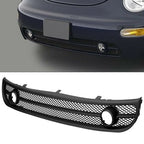 Bumper Kit For 01 2005 Beetle Front Valance Grille Assembly Bumper Trim 3 Piece