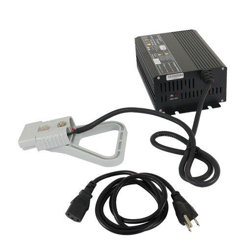 24V Floor Scrubber, Pallet Jack Battery Charger w/ 175A Rating SB175 Connector