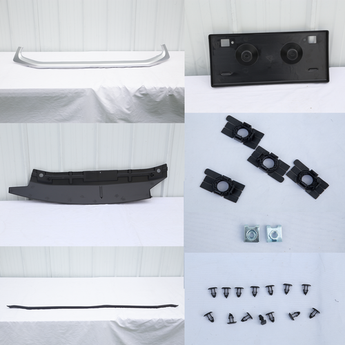 Front Upper Grille for Lexus LX570 2016-2021 Luxury Chrome Black NEW Style