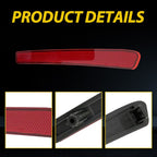 2pcs Rear Bumper Reflector Reflex Red For 2020 2021 2022 Toyota Corolla L LE SE
