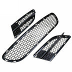 For BMW 3 Series E90 325i 328i 2009-2012 Black Mesh Front Lower Bumper Grille