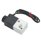 1/8 inch 3 way zero pressure differential air-water electric solenoid valve 12V