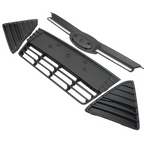 4PCS Front Upper Lower Grille Bumper Side Grille for 2012-2014 for Ford Focus