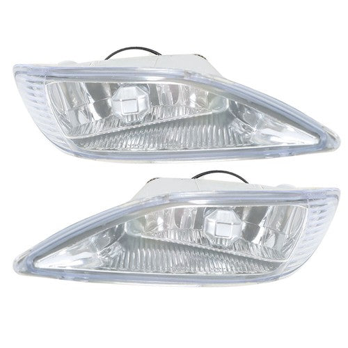 Red Tail Light Right+Pair Fog Lights Chrome Housing For Toyota Camry 2002-2004