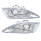 Red Tail Light Right+Pair Fog Lights Chrome Housing For Toyota Camry 2002-2004
