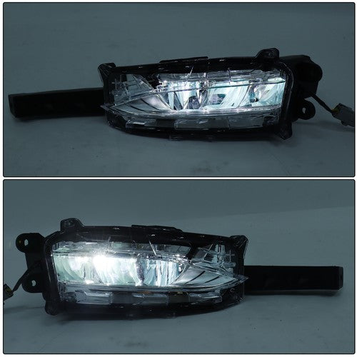 Left+Right LED DRL Lamp Clear For RX350 RX450h Lexus 2020 2021 2022 Fog Light