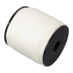 1/4 Inch 250ft White Nylon Solid Braid Rope Abrasion Resistance High UV