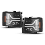 Projector Headlights Lamp LED for 2007-2013 Chevy Silverado 1500 2500 3500 HD