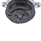 AC Compressor with 6-Groove Pulley for Sanden SD7 Style Serpentine Belt HC5005BK