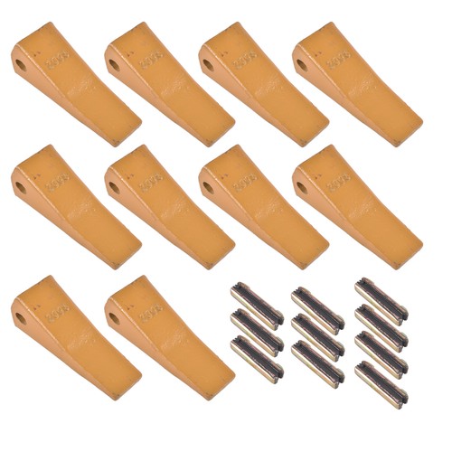 23 230 Series 230S Bucket Teeth with 23TF/23FP Flex Pins for Excavator 10 Piece