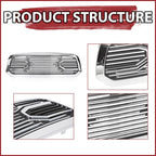 Front Bumper Grille Chrome Grill Big Horn Style for 2013-2018 Dodge Ram 1500