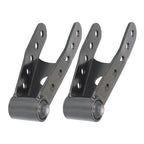 For Dodge Chevrolet Ford & GMC Rear Lowering Shackle Kit 2PCS 6400 With 2" Drop