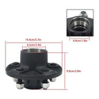 1 Set Fit For 5 on 4.5" Wheel Hub Kit and 8.25" Round #84 Spindle (7-Piece Set)