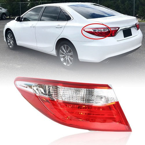 Halogen Outer Tail Light Brake Lamp For Toyota Camry 2015 2016 2017 Driver Side