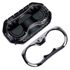 LCD Speedometer Gauge Cluster with Chrome Bezel Fits for Sea-Doo GTI Rental SE