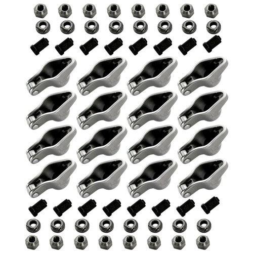 1.6 Ratio 3/8" Steel Roller Rocker Arms for Small Block Chevy 262-400 1955-1986