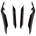 4PCS Carbon Fiber Front Bumper Side Blade Canard Fin For 22-24 Subaru WRX VB S4