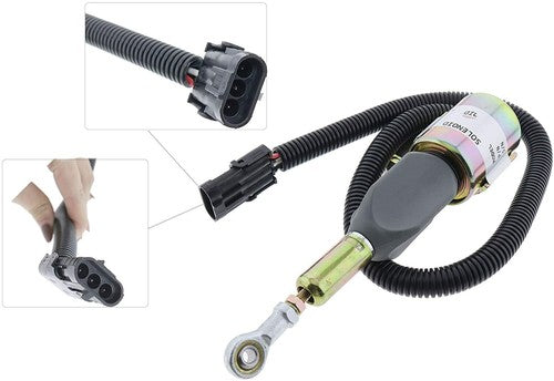 3932530 24V SA-4756-24 SA-4891-24 Shut Off Solenoid for CUMMINS 5.9L 6BT 24V