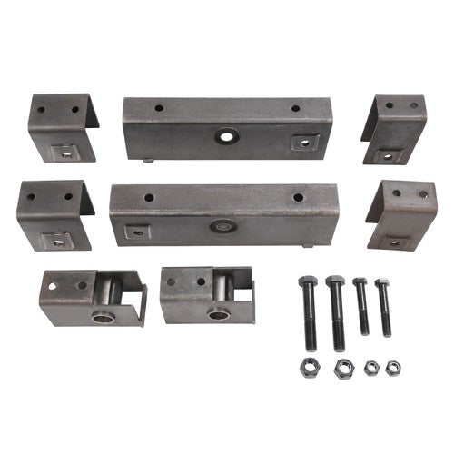 Trailer Hanger Kit for slipper spring 10K lbs Tandem axle spacing Universal