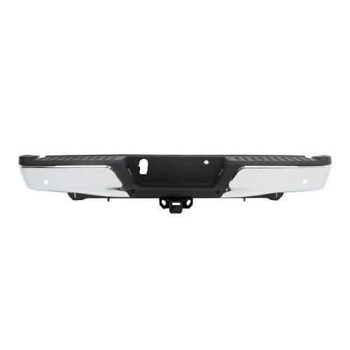 For Ford F150 2015-2019 w/ Heavy Duty Tow & Sensor Hole Chrome Rear Bumper