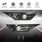 For Honda Civic EX 16-21 1.5L Front Turn Signal Light w/Bulbs Driver+Passenger