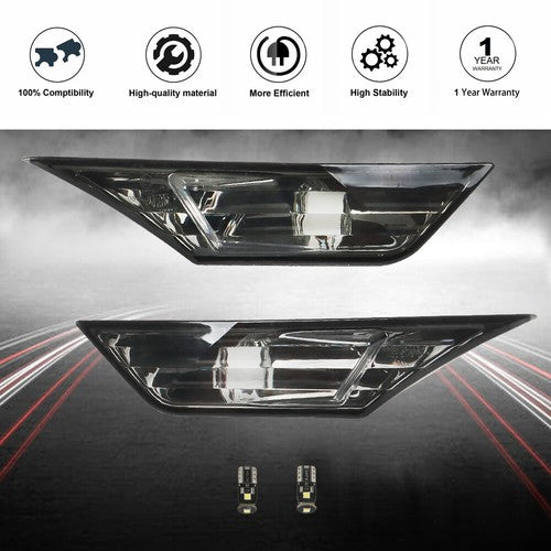 For Honda Civic EX 16-21 1.5L Front Turn Signal Light w/Bulbs Driver+Passenger