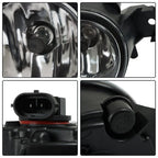 Fog lamp assembly Clear Lens Front Bumper For Nissan Pathfinder 13-16 LH+RH