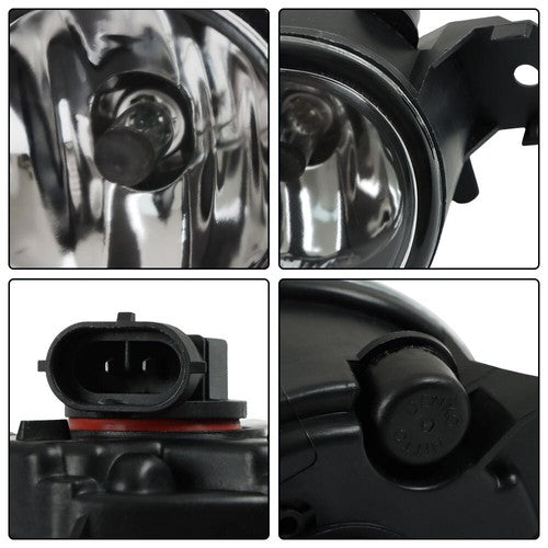 Fog lamp assembly Clear Lens Front Bumper For Nissan Pathfinder 13-16 LH+RH