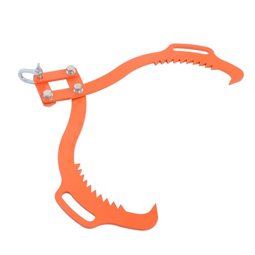 Heavy Duty Grapple Timber Claw 28In Log Lifting Tongs 2 Claws Timber Claw Hook