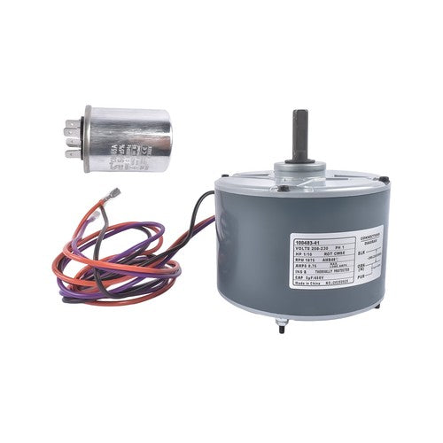 Interlink 100483-41 Condenser Fan Motor 1/10 HP 208-230 Volts Single Phase 60HZ