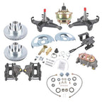 For Chevy C10 Suburban Base Truck Front Disc Brake Conversion Kit 6 Lug Wheels