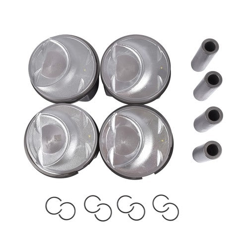 4 x Pistons +Pins For 2013-2014 Hyundai Sonata Fe 2.0T 2.0L Sonata 23410-2G400