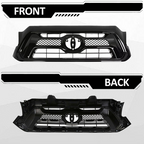 Front Bumper Gloss Black Grille Grill for Toyota Tacoma 2012 2013 2014 2015