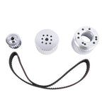 Billet Aluminum Gilmer Belt Drive Pulley Kit for Chevy BBC 396 427 454 SWP/LWP