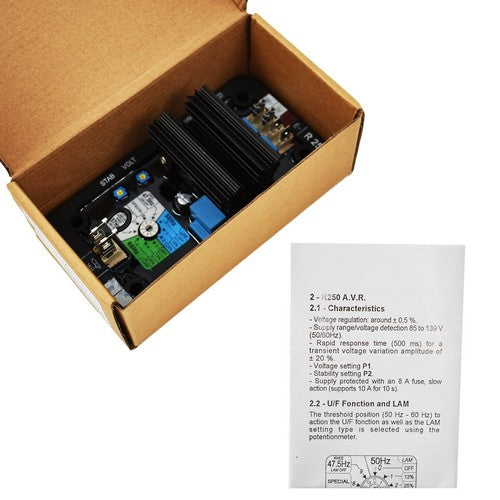 For Leroy Somer AVR R250 Automatic Voltage Regulator Controls Module Card