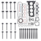 Gasket Set W/ Bolts &Intake Exhaust Valves for Hyundai Accent 1.6L L4 2012-2019