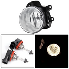 Clear Bumper Fog Lights Driving Lamps for 2016-2018 for Toyota RAV4 w/Wiring