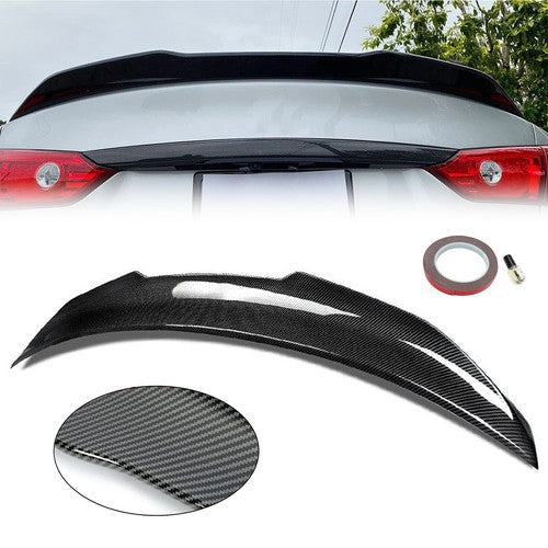 Rear Trunk Spoiler For 2014 2024 Infiniti Q50 Carbon Fiber Painted PSM Style