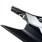 Front Bumper Grille Grill W/Chrome Eyelid Molding For 2016-18 Honda Civic Sedan