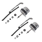 Stainless Windshield Wiper Motor Kit Street Hot Rod Universal Boat For Chevy 12V
