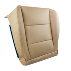 For Toyota Land Cruiser 1998-2007 New Driver Bottom Leather Seat Cover Ivory Tan