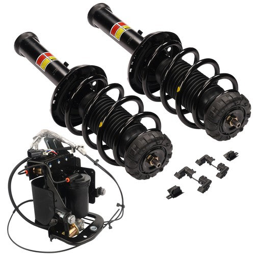 Set of 3 Front Shock Strut Assys & Air Compressor For Cadillac XTS 3.6L V6 13-19